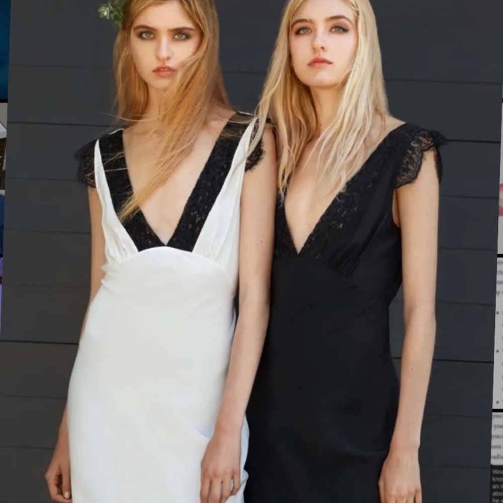 Jenni Kayne silk black maxi dress